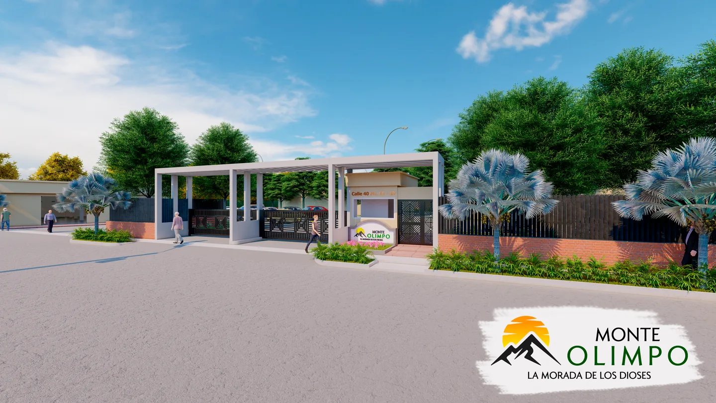 Acceso principal proyectado