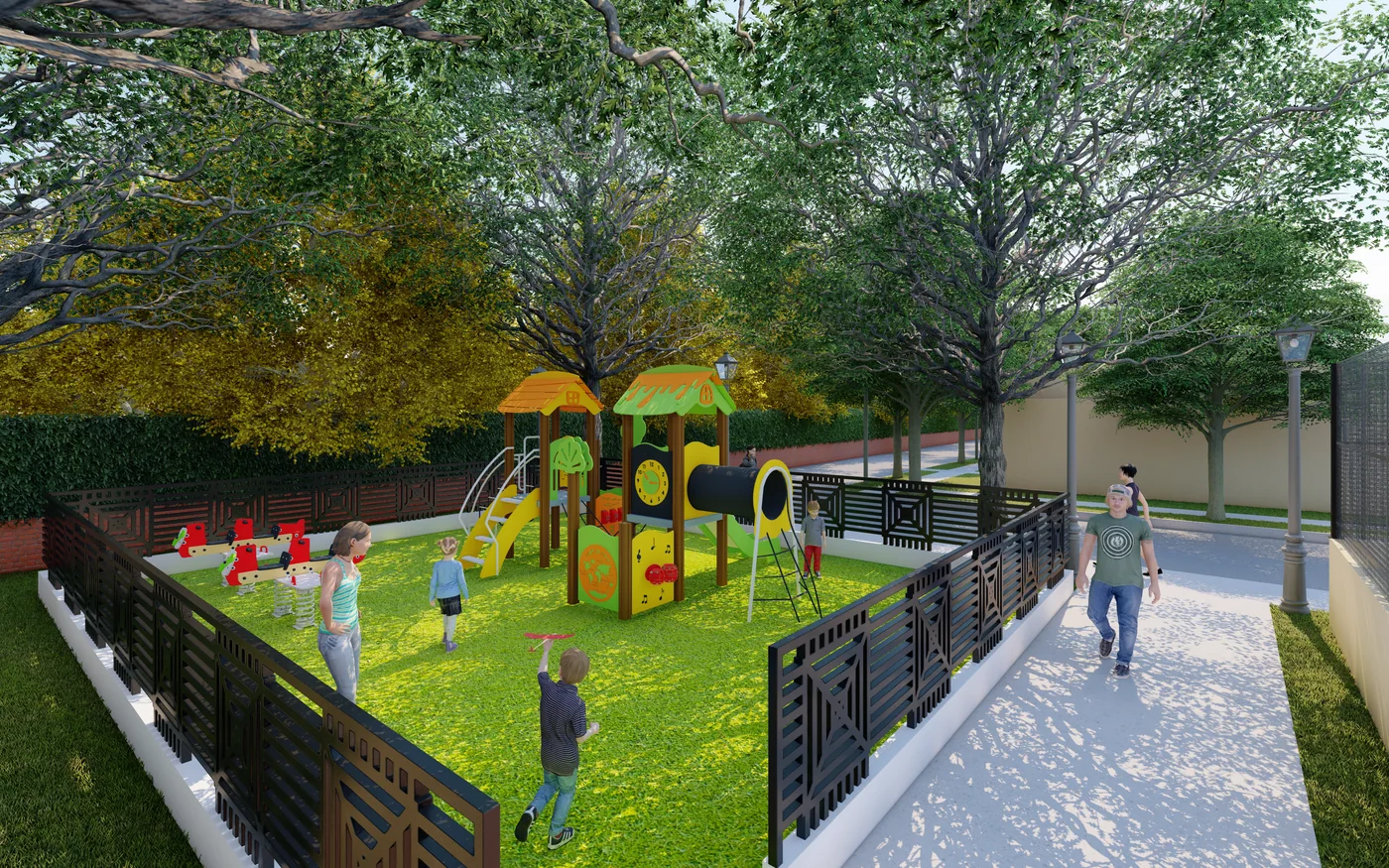 Zona de juegos infantiles