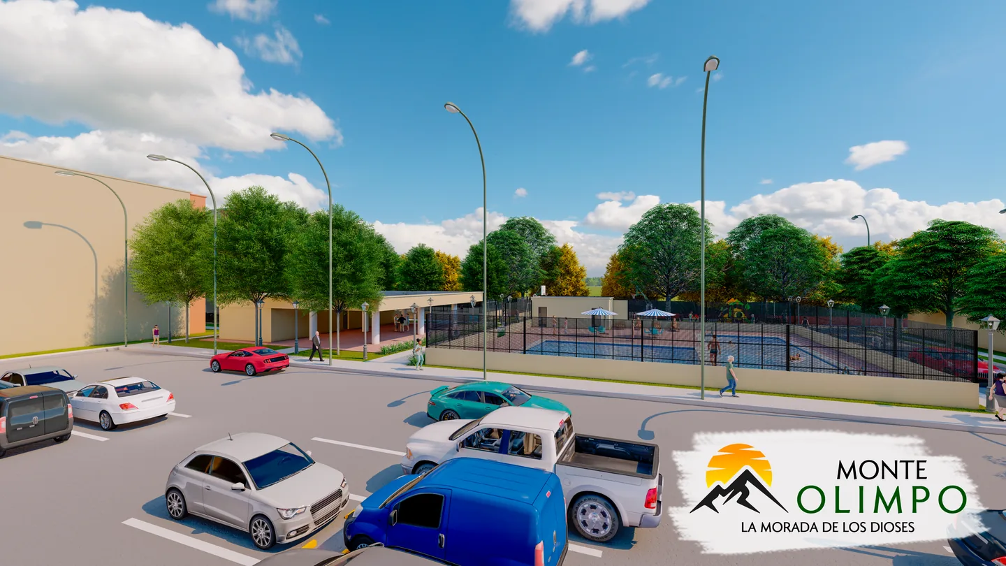 Zona deportiva proyectada