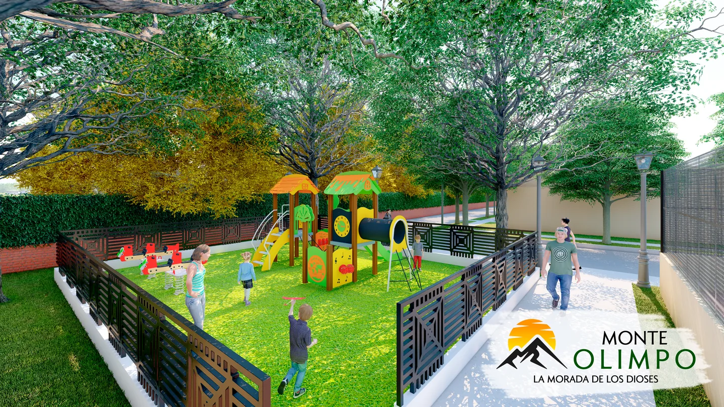 Zona infantil proyectada